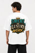 Sweat Is Luxury Work Oversized Graphic T-Shirt Rare Mode - Sweat Is Luxury Work White Back