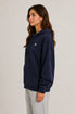 Women Premium Cotton Zip Hoodie - Black side view